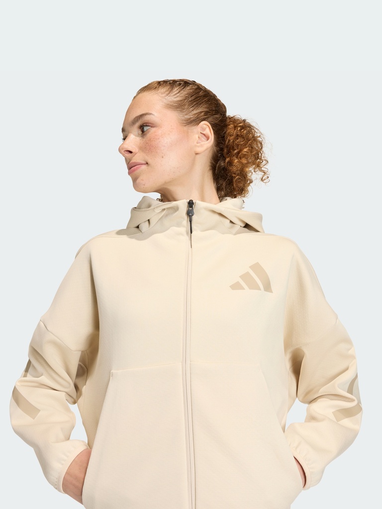Adidas KE4746 Sudadera Con Cremallera y Capucha de Mujer W Z.N.E. FZ - 3