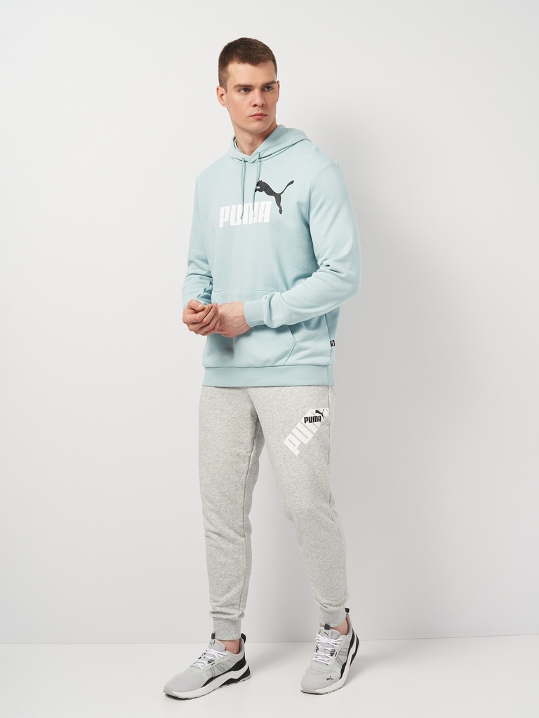 Puma 58676528 Sudadera de Hombre ESS+ 2 Col Big Logo Hoodie TR Turquoise - 3