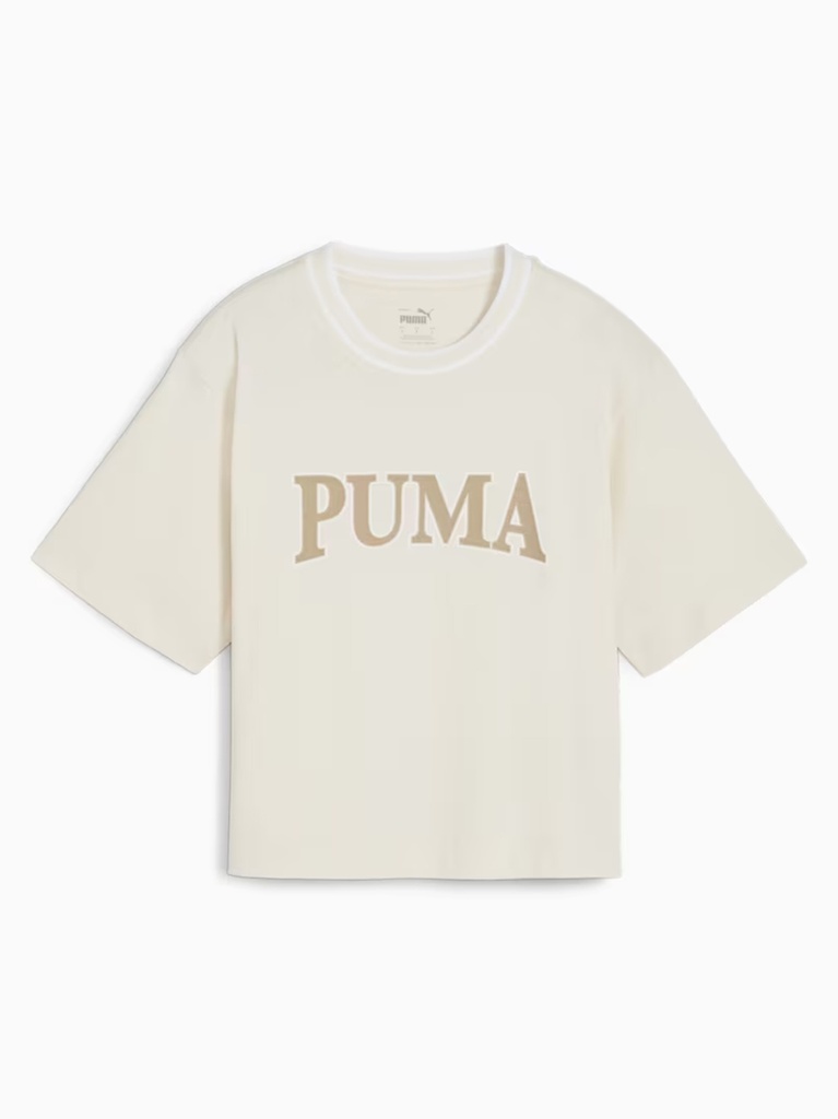 Puma 67790387 Camiseta de Mujer SQUAD Graphic Tee Alpine Snow - 1