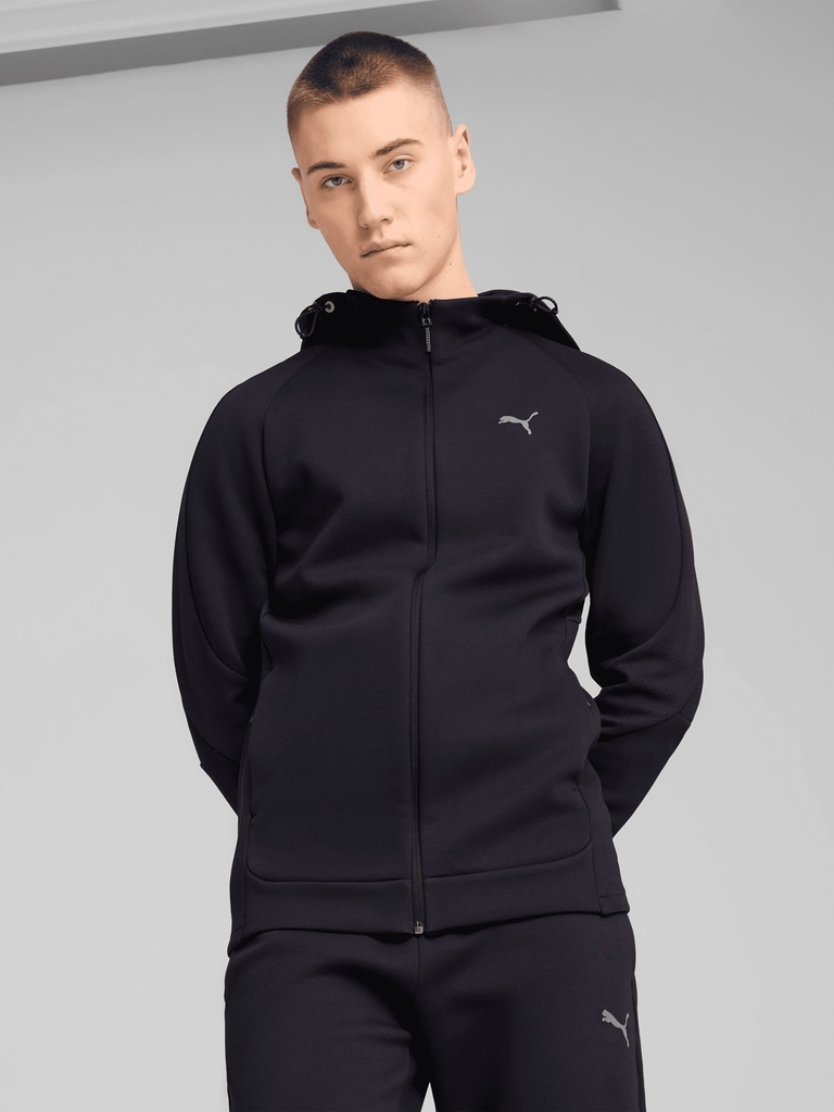 Puma 684613-16 Sudadera de Hombre EVOSTRIPE Full-Zip Hoodie DK - 1