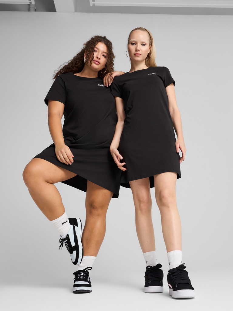 Puma 684974-01 Vestido de Mujer ESS Small No. 1 Logo Slim Dress - 3