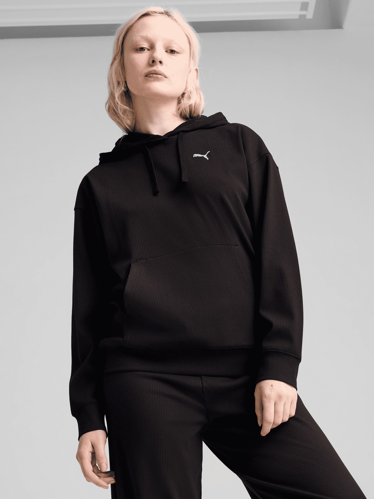 Puma 685023-01 Sudadera de mujer ESS ELEVATED Comfort Rib Hoodie - 1