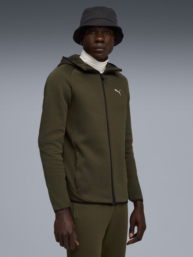 Puma 688231-70 Sudadera de hombre EVOSTRIPE FZ Hoodie DK - 1