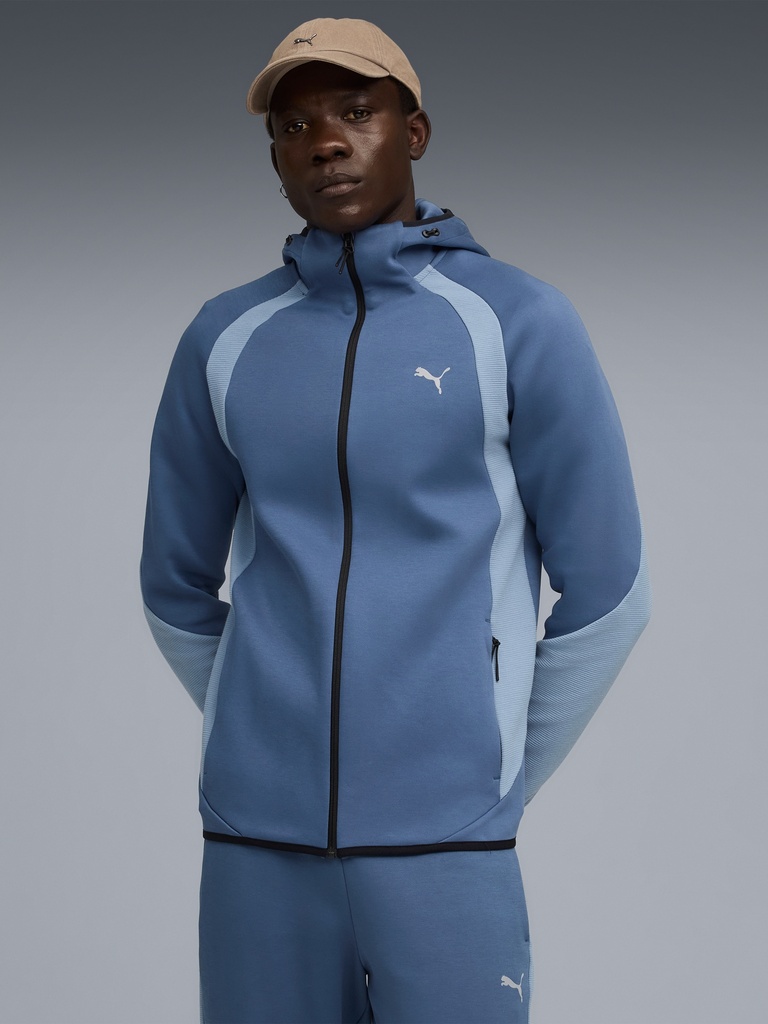 Puma 688231-80 Sudadera de hombre EVOSTRIPE FZ Hoodie DK - 1