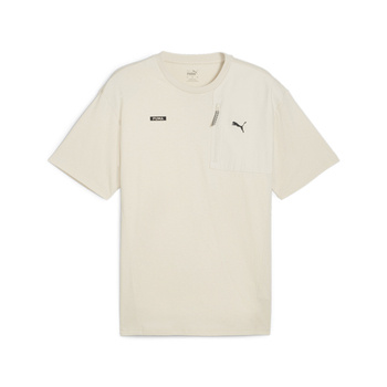 Puma 52420239 Camiseta de Hombre MEN S GRAPHIC TEE RUN Lime Pow