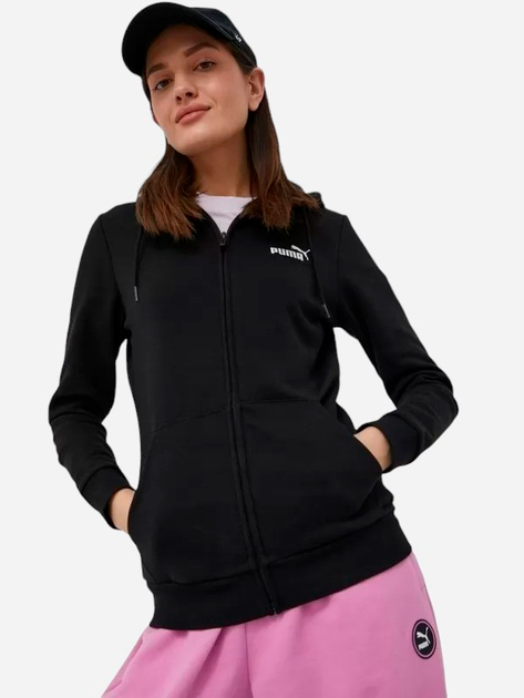 Puma 58681301 Sudadera de Mujer ESS Small Logo Full-Zip Hoodie TR B