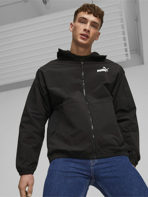 Puma 67538701 Cortaviento de Hombre Hooded Windbreaker Black
