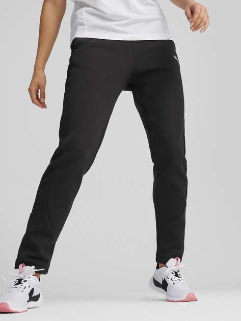 Puma 67788001 Pantalones de Mujer EVOSTRIPE High-Waist Pants Black