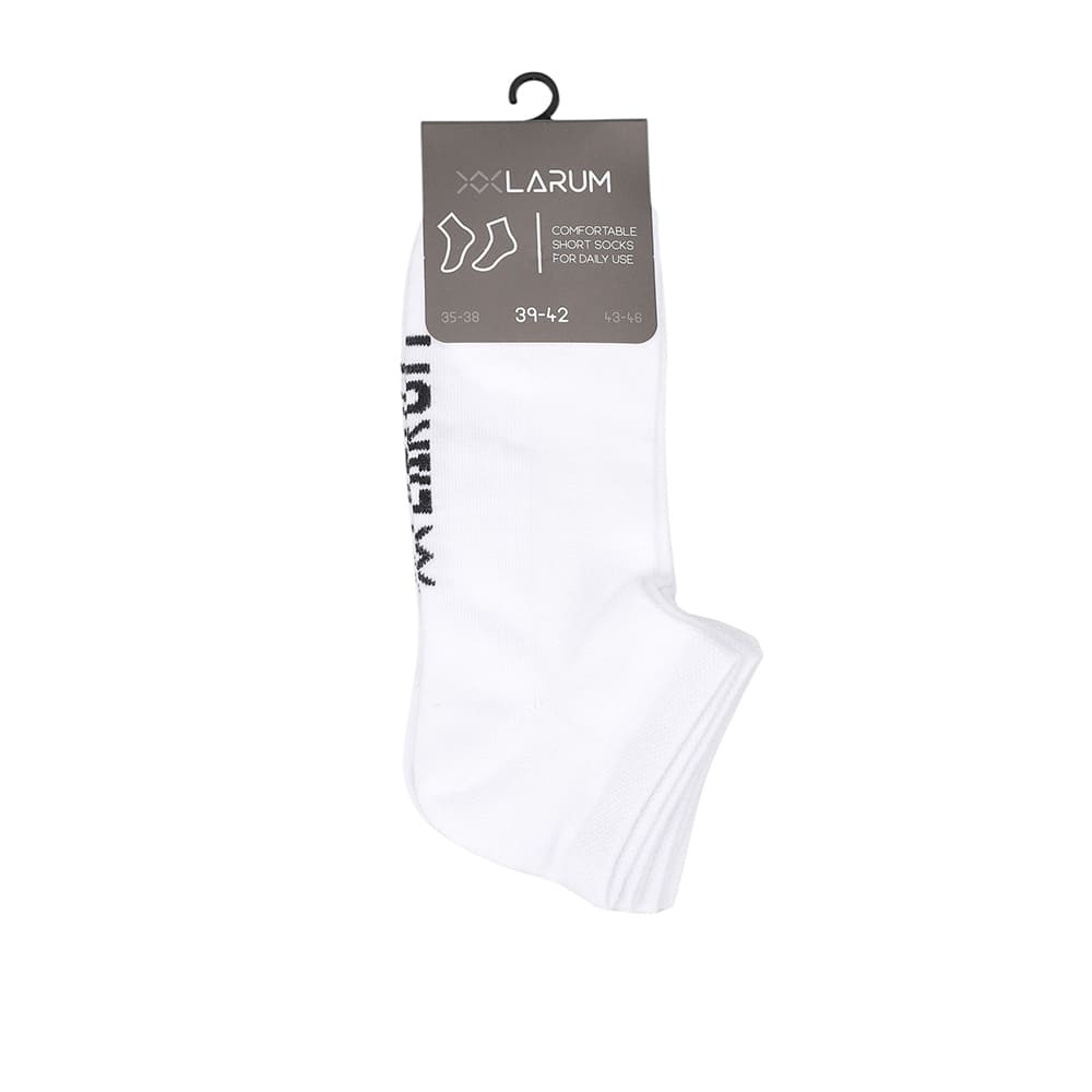 Larum 252510-100 Calcetines Blanco Cooper 3P