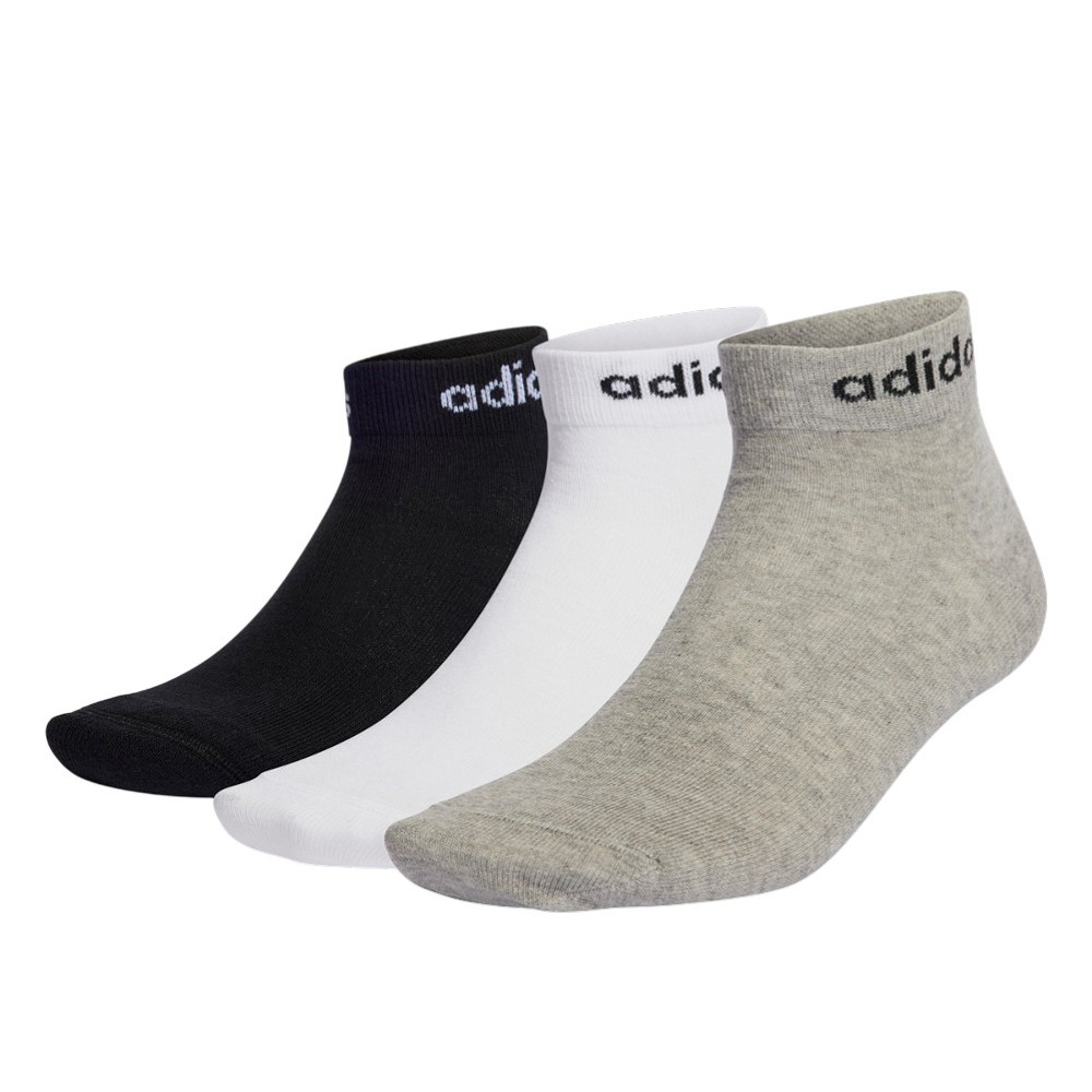 Adidas IC1306 Calcetines Unisex T LIN ANKLE 3P