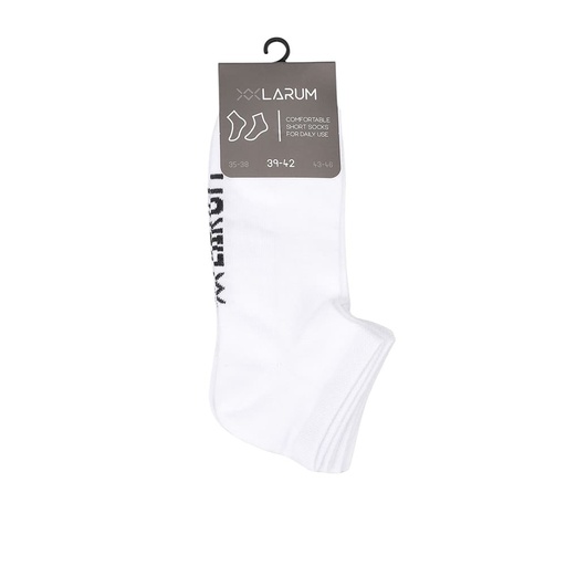 Larum 252510-100 Calcetines Blanco Cooper 3P