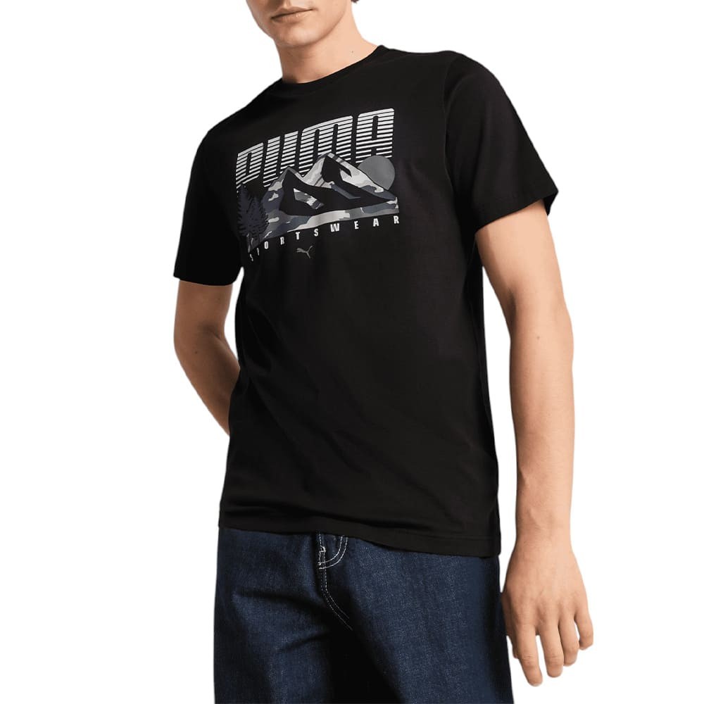 Camiseta Puma de hombre GRAPHICS Mountain Tee 684828-01