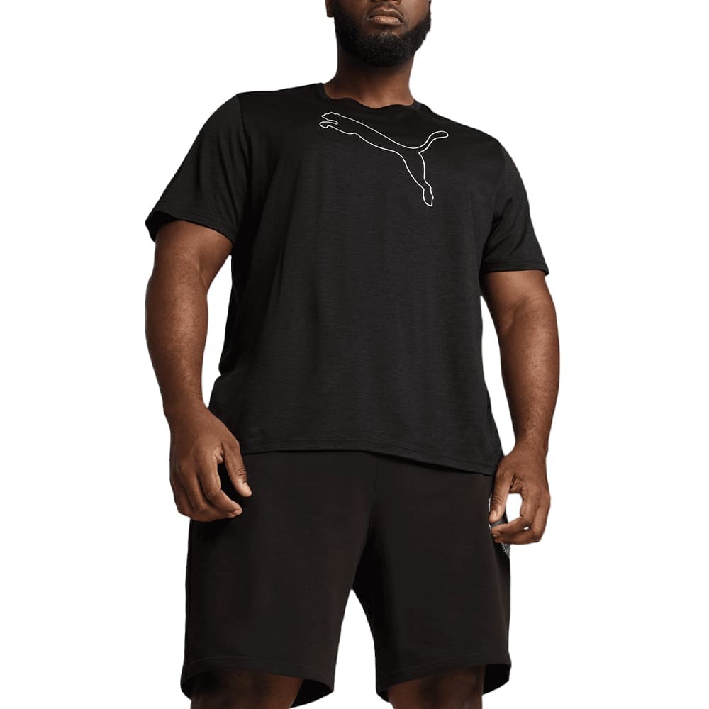 Camiseta Puma de Hombre M TAD ESS HEATHER CAT TEE 525907-01